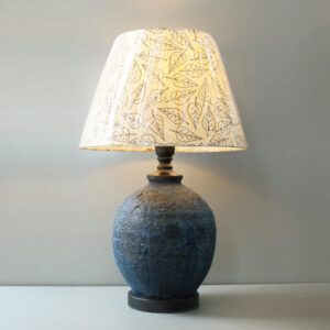 Rustic Blue Texture Table Lamps