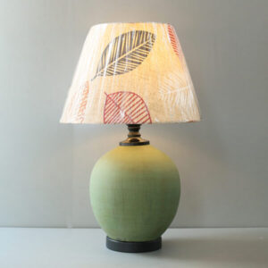 Rustic Green Texture Table Lamps
