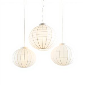 Paper Lantern Pendant Set