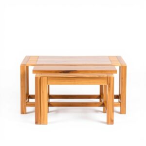 Wooden Coffee Table Set (3 pcs)